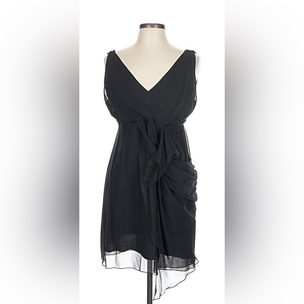 Alice + Olivia Black Asymmetrical Dress